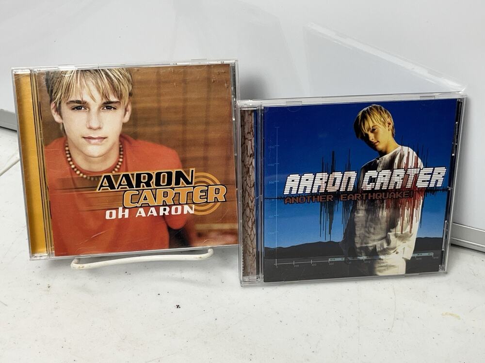 Aaron Carter CD Bundle Oh Aaron Another Earthquake Music